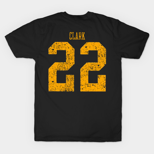 Caitlin Clark Yellow Distressed Jersey Number 22 Front & Back by DurenOys